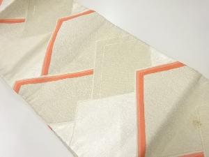 アンティーク　幾何学模様織出し袋帯（材料）